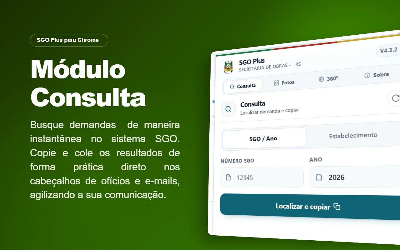 Módulo Consulta do SGO Plus